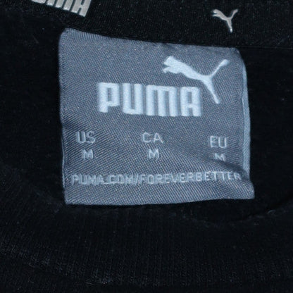 Womens UK Size M PUMA Black Pullover Sweatshirt