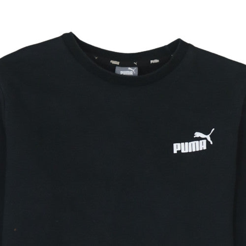 Womens UK Size M PUMA Black Pullover Sweatshirt