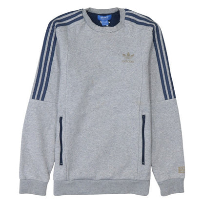 Mens UK Size S adidas Grey Pullover Sweatshirt