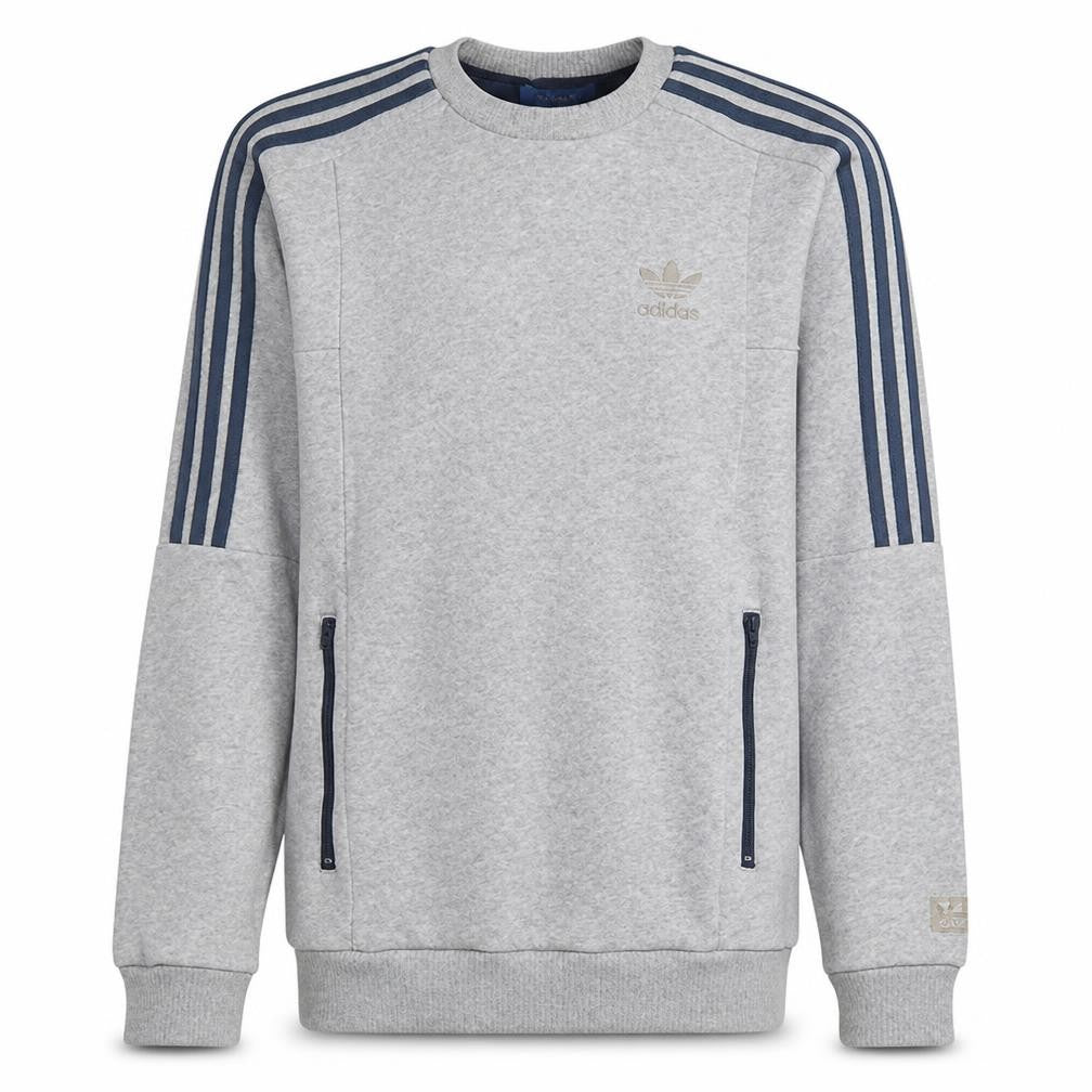 Mens UK Size S adidas Grey Pullover Sweatshirt