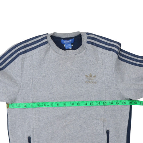 Mens UK Size S adidas Grey Pullover Sweatshirt