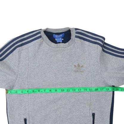 Mens UK Size S adidas Grey Pullover Sweatshirt