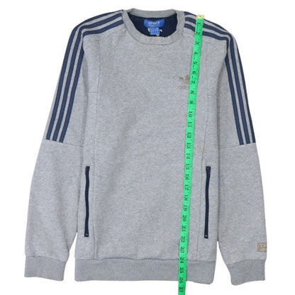 Mens UK Size S adidas Grey Pullover Sweatshirt