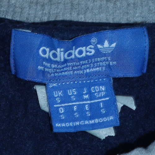 Mens UK Size S adidas Grey Pullover Sweatshirt