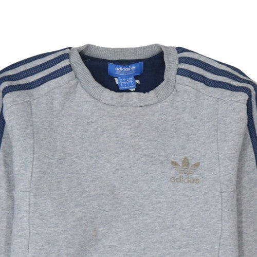 Mens UK Size S adidas Grey Pullover Sweatshirt