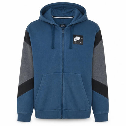 Mens UK Size S Nike Blue Full Zip Hoodie