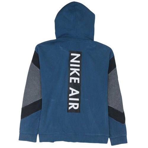 Mens UK Size S Nike Blue Full Zip Hoodie