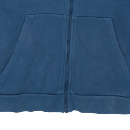 Mens UK Size S Nike Blue Full Zip Hoodie