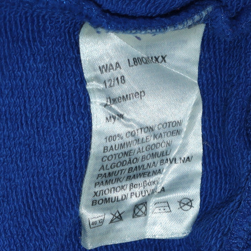 Mens UK Size M Lee Blue Pullover Sweatshirt