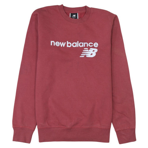 Womens UK Size M New Balance Red Pullover Sweatshirt