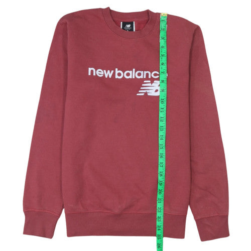 Womens UK Size M New Balance Red Pullover Sweatshirt