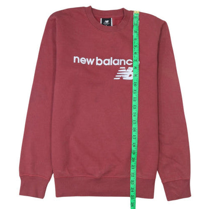 Womens UK Size M New Balance Red Pullover Sweatshirt