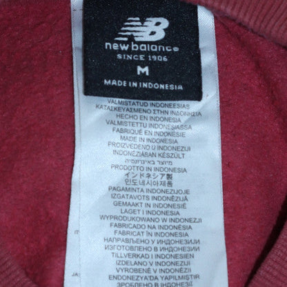 Womens UK Size M New Balance Red Pullover Sweatshirt