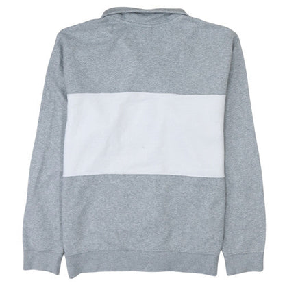 Nike Men's Grey Track Jacket M Full Zip Colourblock Athleisure