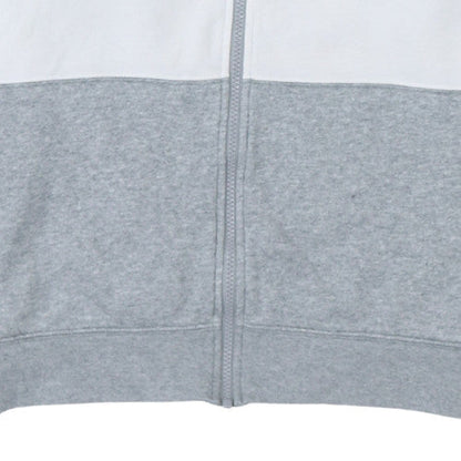 Nike Men's Grey Track Jacket M Full Zip Colourblock Athleisure