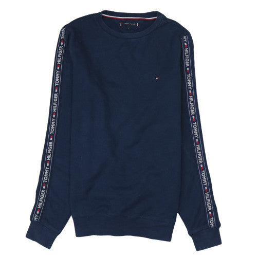 Mens UK Size S Tommy Hilfiger Blue Pullover Sweatshirt