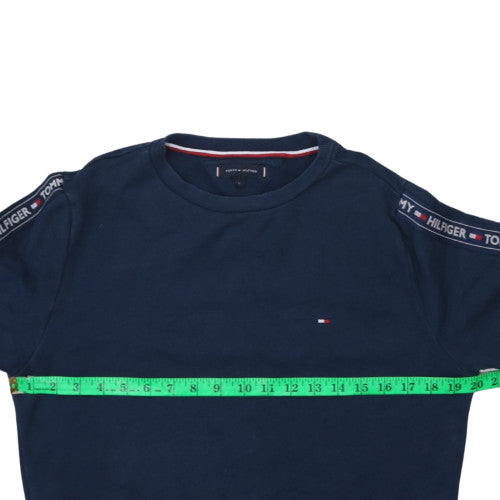 Mens UK Size S Tommy Hilfiger Blue Pullover Sweatshirt