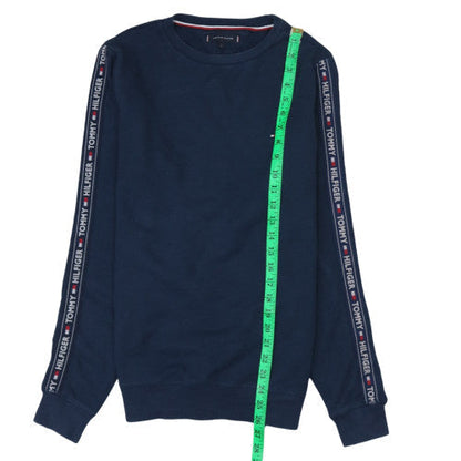 Mens UK Size S Tommy Hilfiger Blue Pullover Sweatshirt