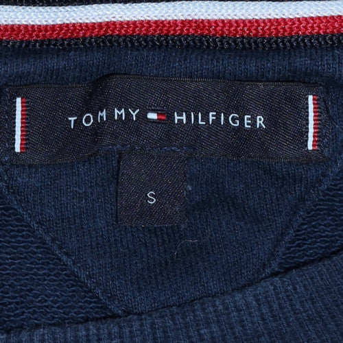 Mens UK Size S Tommy Hilfiger Blue Pullover Sweatshirt