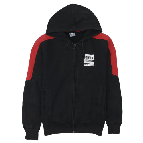 Mens UK Size M PUMA Black Full Zip Hoodie