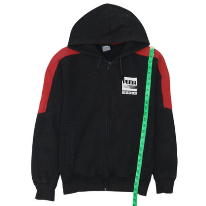 Mens UK Size M PUMA Black Full Zip Hoodie