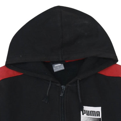 Mens UK Size M PUMA Black Full Zip Hoodie