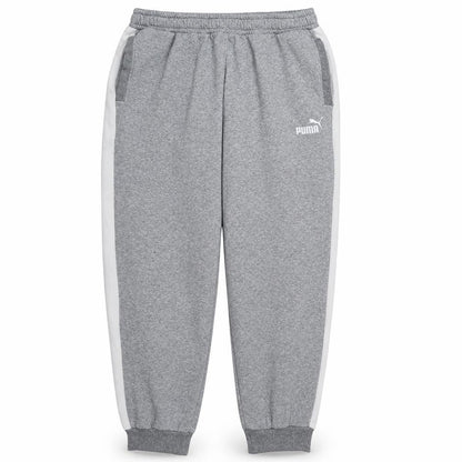 Puma Mens Grey XL Sweatpants Joggers with Logo Cuffed Hem