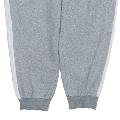 Puma Mens Grey XL Sweatpants Joggers with Logo Cuffed Hem