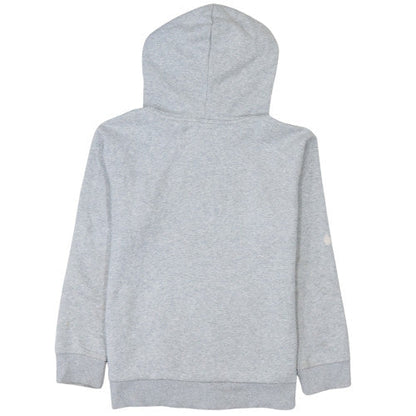 Puma Boys Grey Pullover Hoodie Size 14-16 Years Logo Fleece Sweatshirt