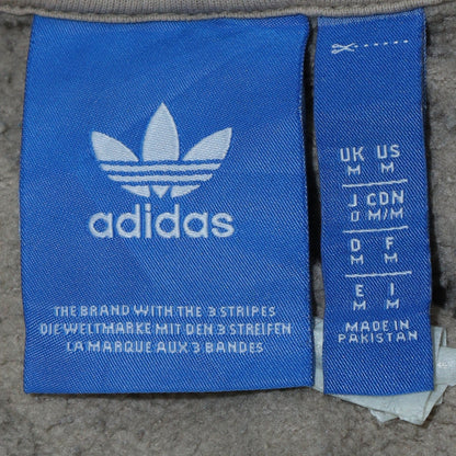 Mens UK Size M adidas Beige Pullover Hoodie