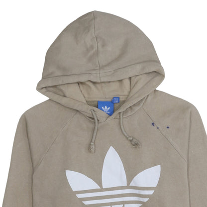 Mens UK Size M adidas Beige Pullover Hoodie