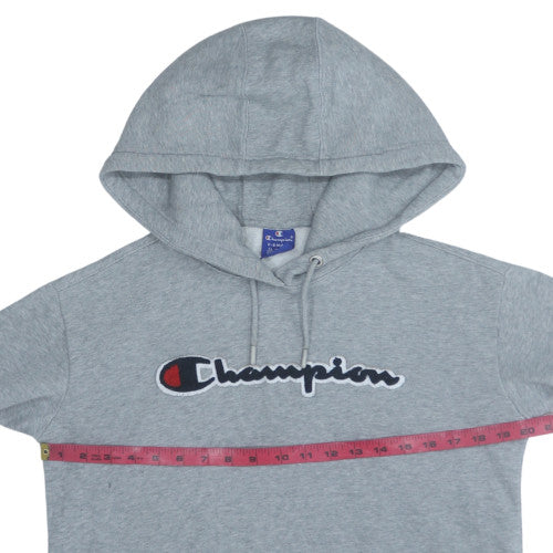 Womens UK Size XS Champion Grey Pullover Hoodie