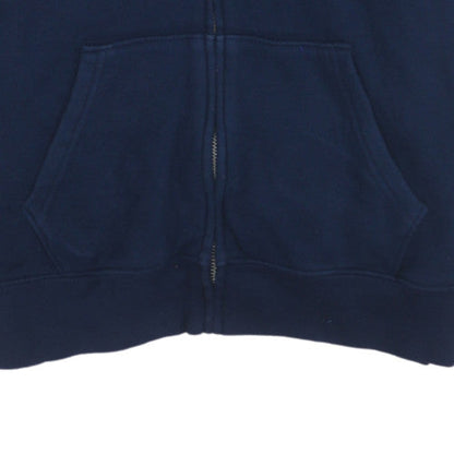 Ralph Lauren Boys Blue Full Zip Hoodie 14-16 Years Colourblock Fleece