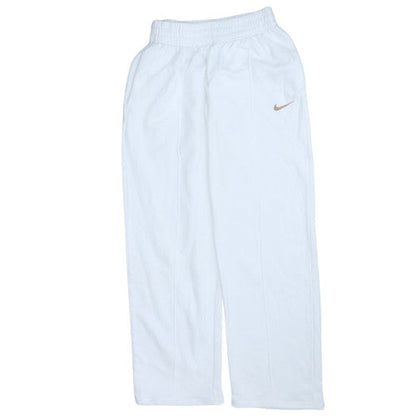 Nike Womens White XS Fleece Jogger Sweatpants Activewear