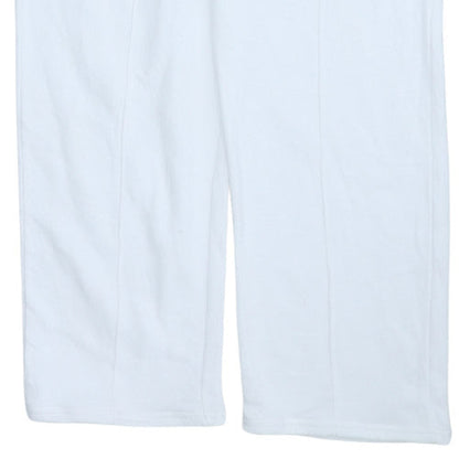 Nike Womens White XS Fleece Jogger Sweatpants Activewear