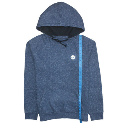 Mens UK Size M Hollister Blue Pullover Hoodie