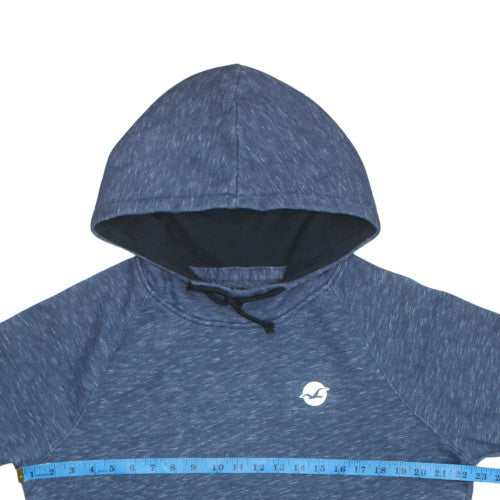 Mens UK Size M Hollister Blue Pullover Hoodie
