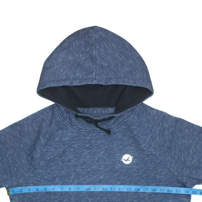 Mens UK Size M Hollister Blue Pullover Hoodie