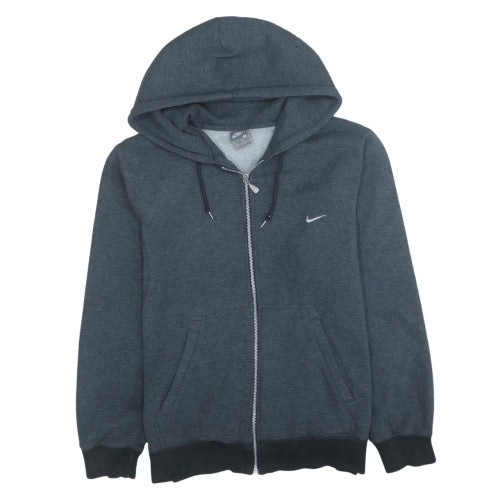 Mens UK Size M Nike Grey Full Zip Hoodie