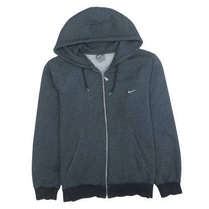 Mens UK Size M Nike Grey Full Zip Hoodie