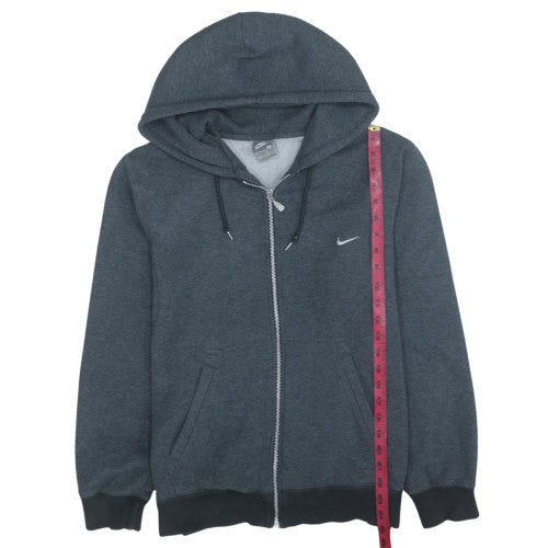 Mens UK Size M Nike Grey Full Zip Hoodie