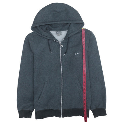 Mens UK Size M Nike Grey Full Zip Hoodie