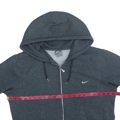 Mens UK Size M Nike Grey Full Zip Hoodie