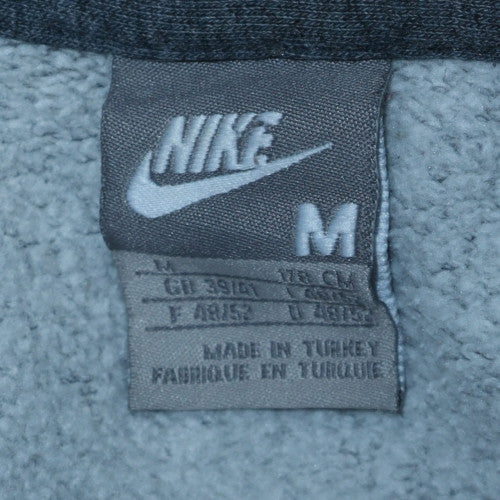 Mens UK Size M Nike Grey Full Zip Hoodie