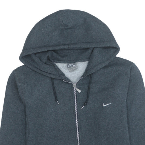 Mens UK Size M Nike Grey Full Zip Hoodie