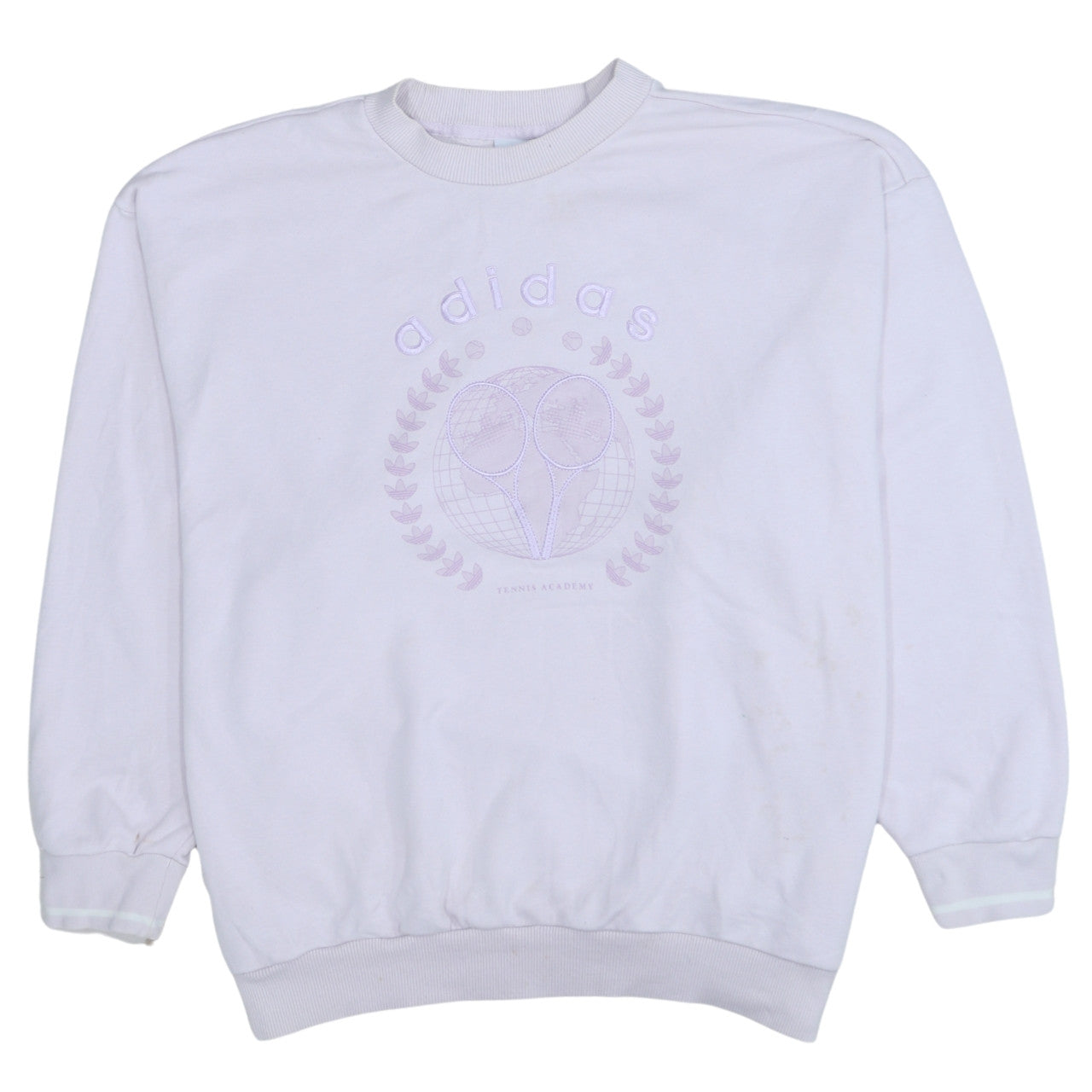 Womens UK Size 8 adidas White Pullover Sweatshirt