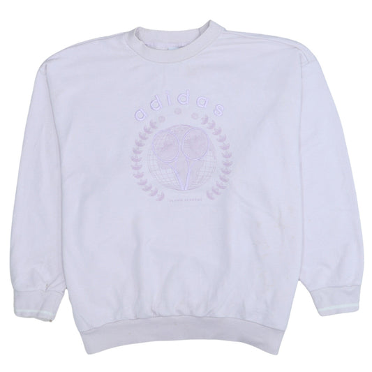Womens UK Size 8 adidas White Pullover Sweatshirt