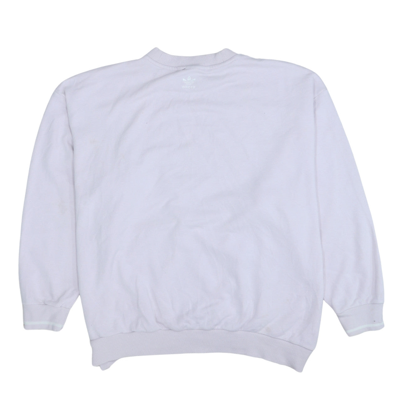 Womens UK Size 8 adidas White Pullover Sweatshirt