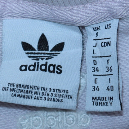 Womens UK Size 8 adidas White Pullover Sweatshirt