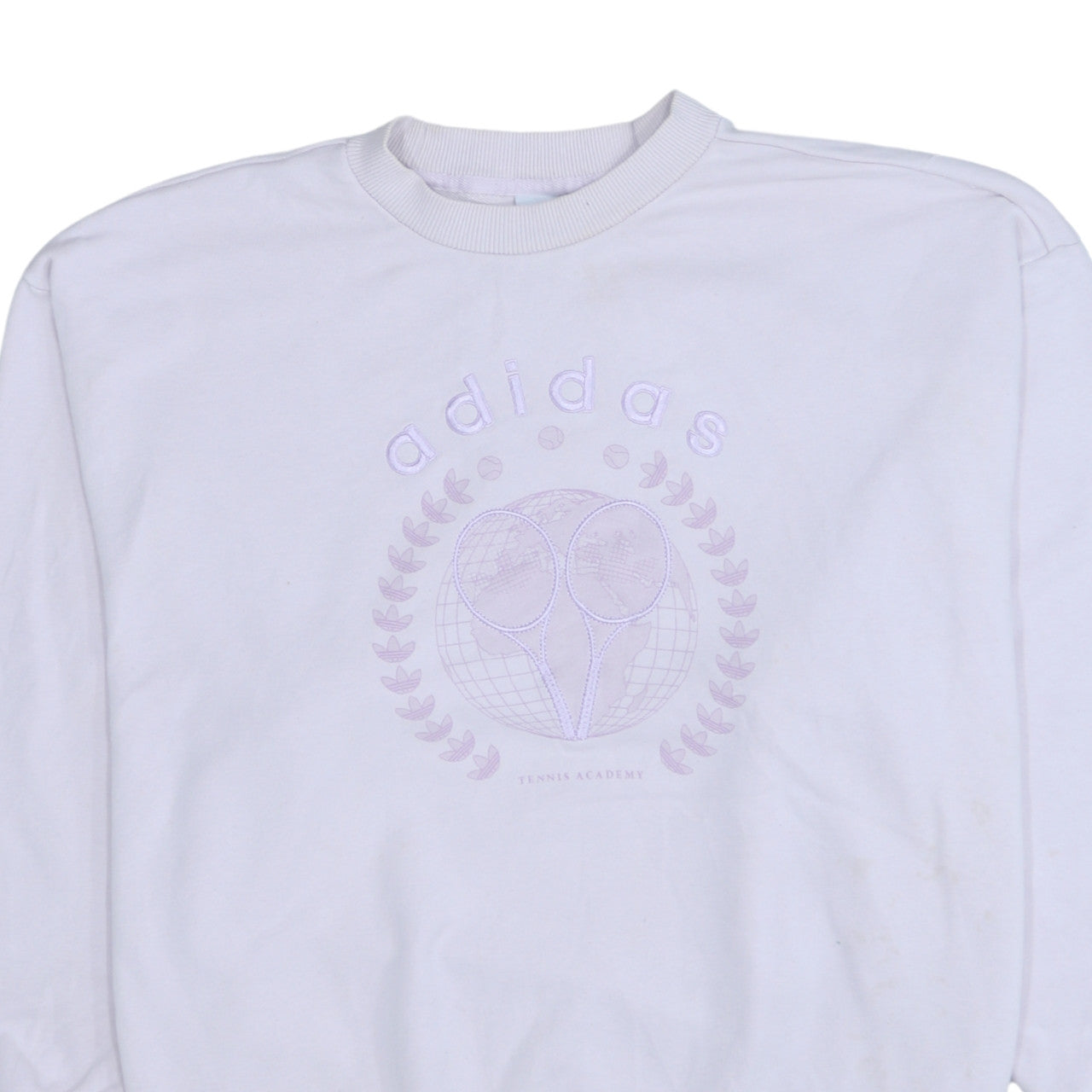 Womens UK Size 8 adidas White Pullover Sweatshirt